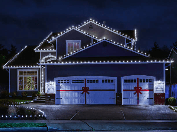 Holiday Light Installation by Recon Roofing in Central Texas